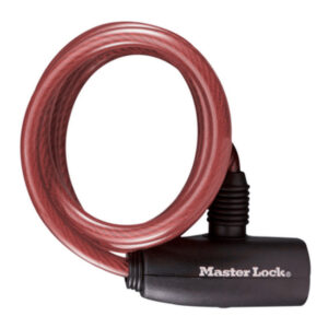 Cable Lock – Bicycle – Keyed – 1800mm – MA300019-red