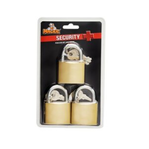 Brass Padlock – 3/KA -Iron – 50mm – Pack of 3 – 97031297