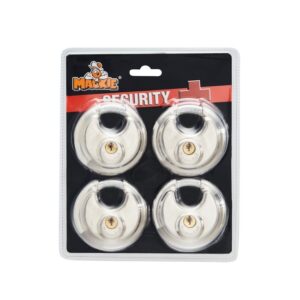 Padlock – Discus – 4/KA – Stainless Steel – 70mm – Pack of 4 – 97031228