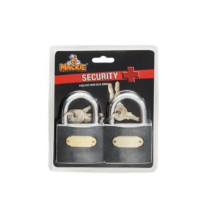 Padlock – Iron – 2k/A – 60mm – Pack of 2 – 97031105