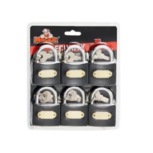Padlock – Iron – 6k/A – 50mm – Pack of 6 – 97031099