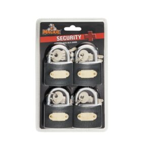 Padlock – Iron – 4k/A – 50mm – Pack of 4 – 97031082