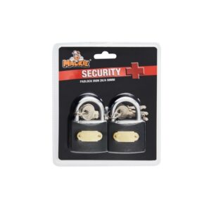 Padlock – Iron – 2k/A – 50mm – Pack of 2 – 97031075