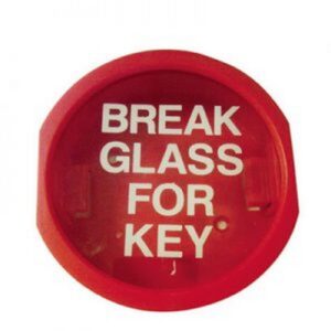 Break Glass Key Box – Plastic – Round – G00502