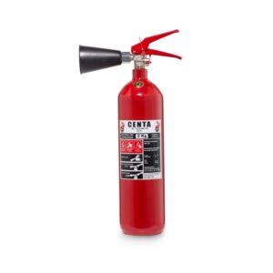 Fire Extinguisher – Full – Light Alloy – B and C Class Fires – Carbon Dioxide – 2kg