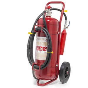 Fire Extinguisher Trolley – Full – Foam – A, and B Class Fires – 50L