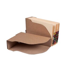 Cardboard Document Containers – Lateral – 36 x 24 x 10 cm – Pack of 25 – BCA301