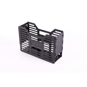 A4 Slatted Plastic Filing Container – Recycled – 32 x 10 x 22 cm – Black – Pack of 20 – 03RSLPC