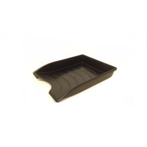 Letter Tray – Plastic – Recycled – Single – 35 x 26 x 6 cm – Black – Pack of 20 – 015LT-RS
