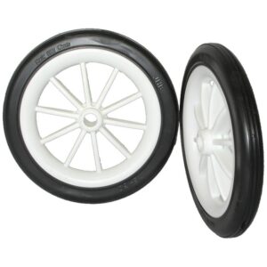 Plastic Spoked Wheels – Polypropylene – 130mm ⌀ – (MOQ 250) – RATB130