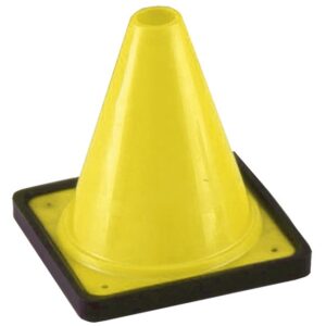 Beacon Cone with Base – Sports – 150mm – Yellow – BEACONBASEYLW