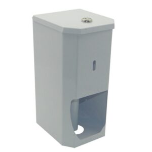 Toilet Paper Dispenser – 2 Roll – Powder Coated Steel – White – TR_02