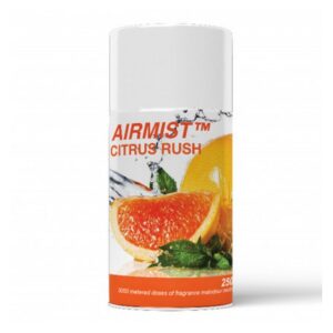Toilet Spray – Airmist Aerosol – Citrus Rush – 250ml – Pack of 12 – AR_04