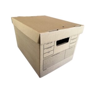 Off Site Storage Boxes – Cardboard – Single Walled – 28.5 x 33 x 43 cm – Pack of 25 – ARC004C