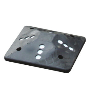 Speed Bumps – Rubber – Square – White Dots – 1M – SXS401PM