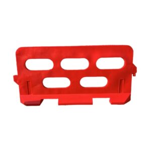 Road Barrier – Traffic – Plastic – Big Foot – Red – 2M – (MOQ 50) – SXS101BFRD