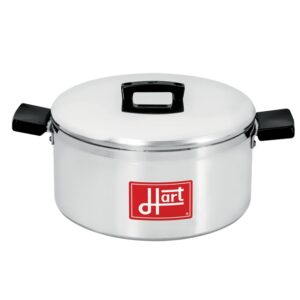 Pot with Lid – Hart – J7 BAK S.H – Aluminium – 6L – Pack of 8 – 770504