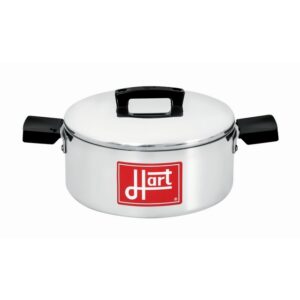 Pot with Lid – Hart – J7 BAK S.H – Aluminium – 1L – Pack of 10 – 700500
