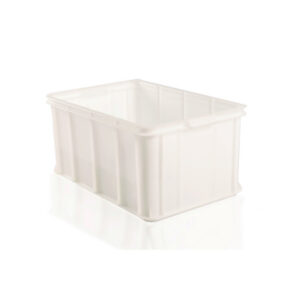 Plastic Crate – Meat Bin – SABS Approved – 52L – White – Pack of 45 – MT64285-white