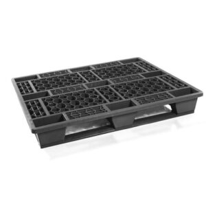 Pallet – Plastic – Nestable – SABS Approved – 1200 x 1000 mm – Black – (MOQ 25) – CT6000R-black