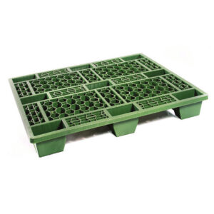 Pallet – Plastic – Nestable – SABS Approved – 1200 x 1000 mm – Green – Pack of 50 – CT6000-green