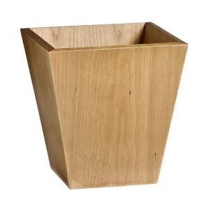 Waste Paper Bin – Contract Wooden Range – 29 x 29 x 30 cm – Oak – WAL956OA