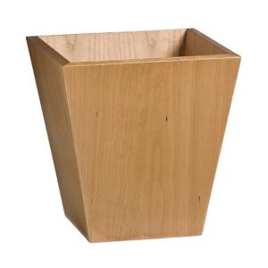 Waste Paper Bin – Contract Wooden Range – 29 x 29 x 30 cm – Cherry – WAL956CH