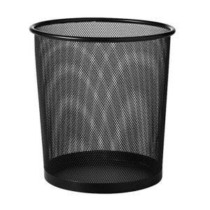 Waste Paper Bin – Wire Mesh Range – Large – Round – Metal – 29 x 35 cm – Colour Options – MESH007BL