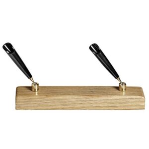 Pen Stand – Double – Executive Wooden Range – 4.5 x 19 x 2 cm – Oak – 942OA