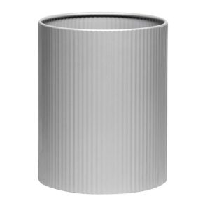 Waste Paper Bin – Steel Range – Metal – 24 x 30 cm – Silver – 520SI