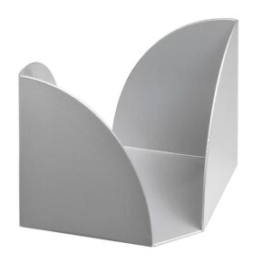Paper Cube – Modern Steel Range – Metal – 10.5 x 10.5 x 10.5 cm – Silver – 404SI
