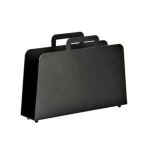 Steel Magazine Holder – Briefcase – 43 x 11 x 31 cm – Black – 247BL