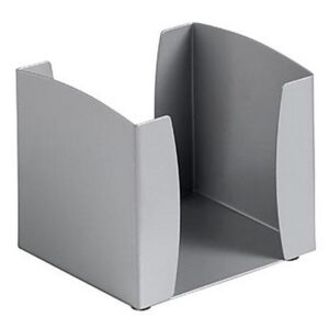 Paper Cube Holder – Life Steel Range – Metal – 10 x 11 x 11 cm – Silver – 204SI