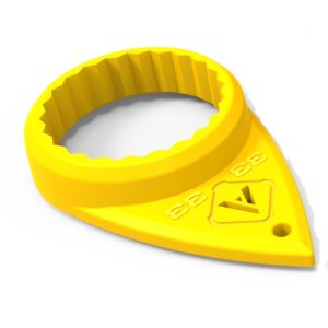 32mm Wheel Nut Indicator – Polypropylene – Pack of 100 – SL.FG.WNI.32.YL