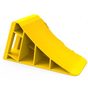Wheel Chock 20 Ton – Polypropylene – 40 x 14 x 20cm – Pack of 2 – SL.FG.MC.20T.YL