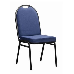 Office Chair – Banquet – Full Back – No Arms – Square Tube – 91 x 46 x 64 cm – SE019-blue