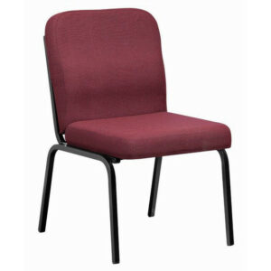 Office Chair – Economy Side Chair – No Arms – 87 x 55 x 64 cm – SE011-burgundy