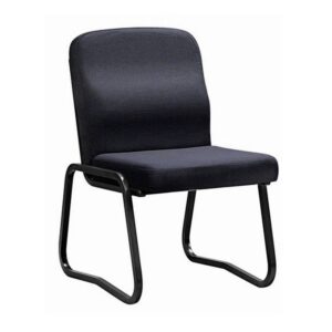 Office Chair – Economy Side – Skid Base – No Arms – 87 x 55 x 64 cm – SE010-black