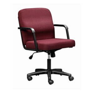 Office Chair – Economy – Full Mid Back – Swivel – 85 x 57 x 64 cm – SE007-burgundy