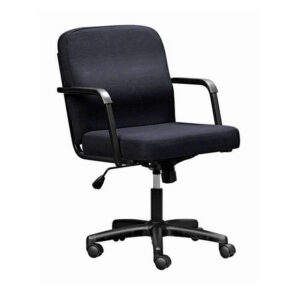 Office Chair – Economy – Full Mid Back – Swivel – 85 x 57 x 64 cm – SE007-black