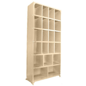 Pigeon Hole Cabinet – 21 Compartment – 221 x 91 x 30 cm – PH005-ivory