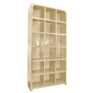 Pigeon Hole Steel Cabinet – 18 Compartment – 180 x 90 x 45 cm – PH002-ivory