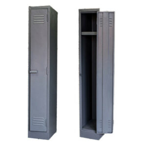 Steel Locker – Metal – Single Tier – 1 Door – 180 x 30 x 45 cm – LOC001-grey