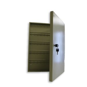 Steel Key Cabinet – 50 Key Holder – 55 x 27 x 5 cm – KEY002-ivory