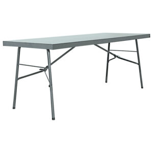 Steel Folding Table – 189 x 76 x 76 cm – FT001-grey