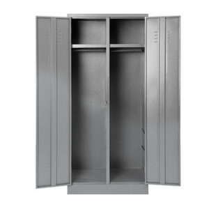 Steel Hostel Locker – Metal – Double – 180 x 79 x 52 cm – DHL04-grey