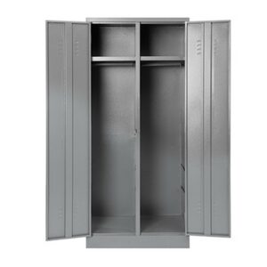 Steel Hostel Locker – Metal – Double – 180 x 79 x 52 cm – DHL04-grey
