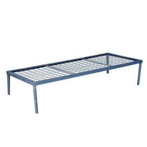 Steel Single Divan Bed – 190 x 76 cm – DB01-grey