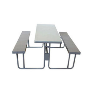 Steel Canteen Table – 145 x 180 x 72cm – CU002-grey