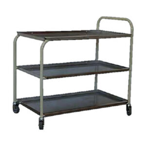 Tea Trolley – 3 Shelves – 95 x 91 x 57 cm – 3TT001-black